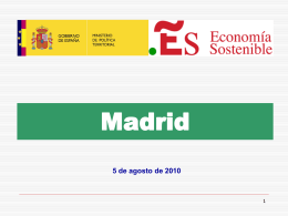 Datos de Fondos Locales en Madrid