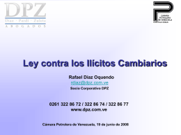Ley de Ilícitos Cambiarios (Díaz, Pardi & Zuleta)
