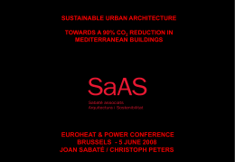 sustainable urban architecture towards a 90% co 2 reduction in