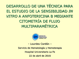 Trayectoria docente - Servicio de Hematologia Hospital La Fe