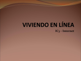 VIVIENDO EN LÍNEA - certificacionic3