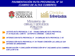 Altas Cumbres 1 - Gobierno de la Provincia de Córdoba