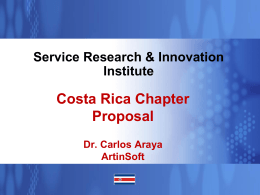 Service Research & Innovation Institute (SRII) Next