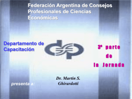 Creditos por Ventas - Consejo Profesional de Ciencias Economicas