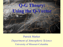 Q-G Theory: Using the Q Vector