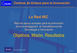La Red IRC - Servicio Unión Europea