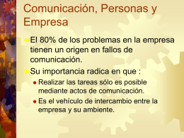 Comunicación, Personas y Empresa