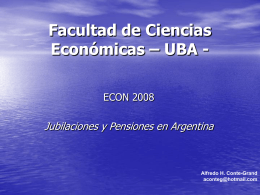 Las jubilaciones y pensiones en Argentina