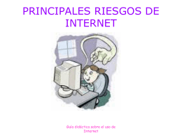 PRINCIPALES RIESGOS DE INTERNET
