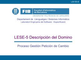 LSI Laboratori ES:E - Departament d`Enginyeria de Serveis i