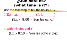 Answer the following questions in Spanish