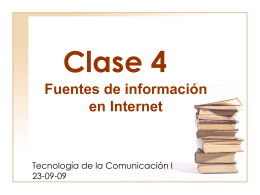 Clase N° 2 - Página de Tecnología de la Comunicación