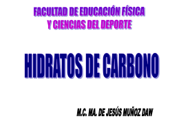 HIDRATOS DE CARBONO FUNCIONES para enviar