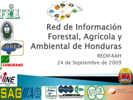 Red de Información Forestal, Agrícola y Ambiental de Honduras