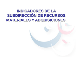 ADQUISICIONES - Instituto Nacional de las Mujeres