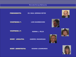 Autoridades del concejo - Honorable Concejo Deliberante de