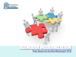Agenda de Modernización Metodología