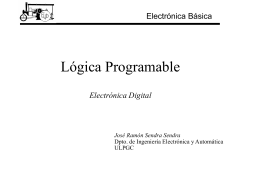 Lógica programable Electrónica Digital Universidad Pontificia de