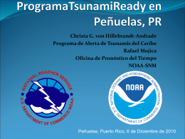 Programa Tsunami Ready - Red Sísmica de Puerto Rico