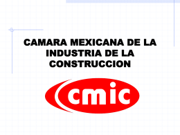 comision nacional del agua - Cámara Mexicana de la Industria de la