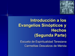 sinopticos hechos-2 - Carmelitas Descalzos Venezuela