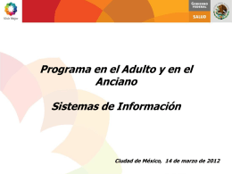Diapositiva 1 - Secretaría de Salud