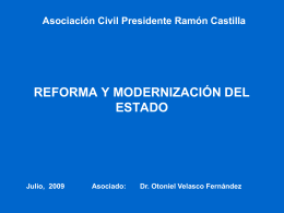 Reforma de Estado Otoniel Velasco