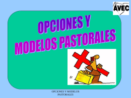 Opciones y Modelos Pastorales