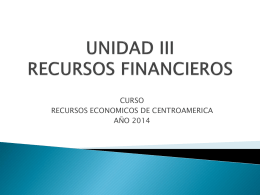 Presentación Unidad III Recursos Financieros final (5658112)