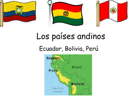 Los países andinos