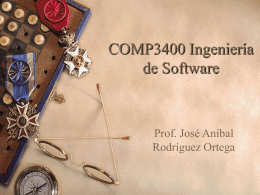 COMP3400 Ingeniería de Software