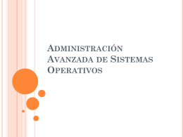 Administracion de Sistemas Operativos
