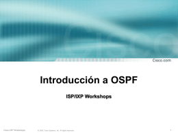 Introduction to OSPF