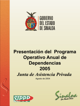 Programa de trabajo 2005