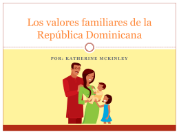 Dominican family values