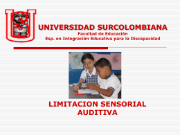 UNIVERSIDAD SURCOLOMBIANA Facultad de Educación Esp. en
