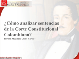 ¿Cómo analizar sentencias de la Corte Constitucional Colombiana?