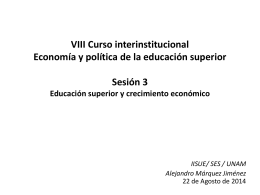 Presentación - Seminario de Educación Superior de la UNAM