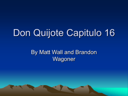 Don Quijote Capitulo 14
