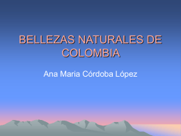 BELLEZAS NATURALES DE COLOMBIA
