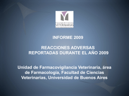 Informe 2009 - Facultad de Ciencias Veterinarias