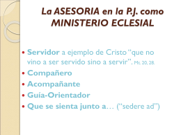 2. ASESORIA MINISTERIO ECLESIAL - itepal-dpj