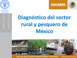 Diagnóstico del sector rural y pesquero de México