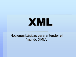 1. Introducción a XML