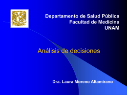 Moreno Altamirano L.Análisis de Decisiones. Presentación en PPT