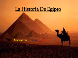 La Historia De Egipto