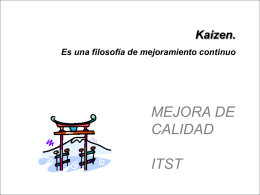 Kaizen - ELECTROMECANICA-ITST