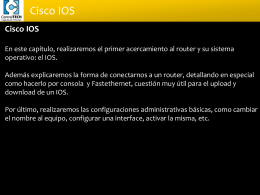 Diapositiva 1 - Cisco CCNA Exploration
