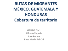 El corredor migratorio en México: entre la