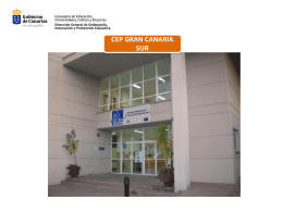 Presentación del CEP - Gobierno de Canarias